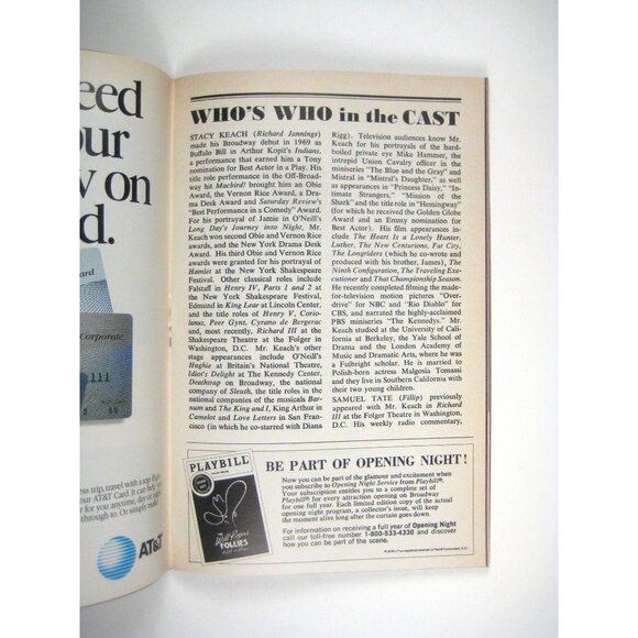 Solitary Confinement Playbill Rupert Holmes Nederlander Theatre Stacy Keach 1992 - Picture 6 of 7